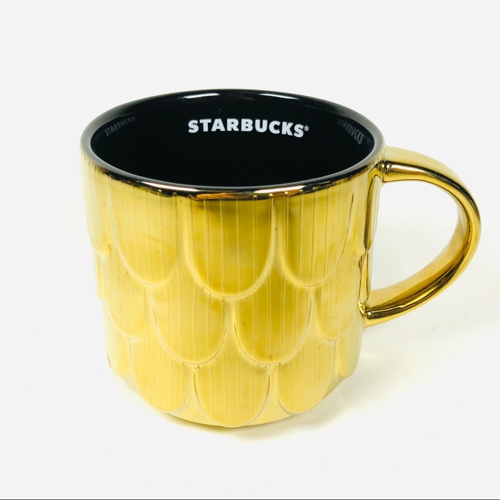 Starbucks 2019 Gold Holiday Mug